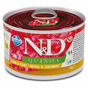 N&D Quinoa Quail & Coconut Adult Mini pre malé plemená psov 140 g vyobraziť