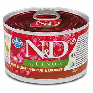 N&D Quinoa Venison & Coconut Adult Mini pre malé plemená psov 140 g vyobraziť
