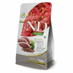 N&D Quinoa Neutered Duck & Broccoli & Asparagus pre mačky 1, 5 kg vyobraziť