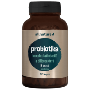 ALLNATURE Probiotiká komplex laktobacilov a bifidobaktérií 90 kapsúl vyobraziť