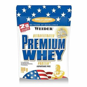 WEIDER Premium whey srvátkový proteín príchuť vanilka a karamel 500 g vyobraziť