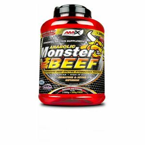 AMIX Anabolic monster BEEF 90% proteín jahoda a banán 2200 g vyobraziť