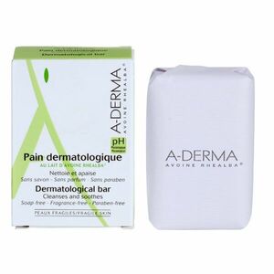 A-Derma Original Care dermatologická umývacia kocka pre citlivú a podráždenú pokožku 100 g vyobraziť