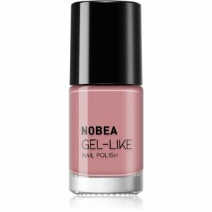 NOBEA Day-to-Day Gel-like Nail Polish lak na nechty s gélovým efektom odtieň Timid pink #N04 6 ml vyobraziť