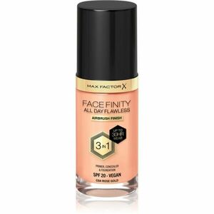Max Factor Facefinity All Day Flawless dlhotrvajúci make-up SPF 20 odtieň 64 Rose Gold 30 ml vyobraziť