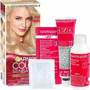 Garnier Color Sensation farba na vlasy odtieň 10.21 Delicate Pearly Blonde vyobraziť