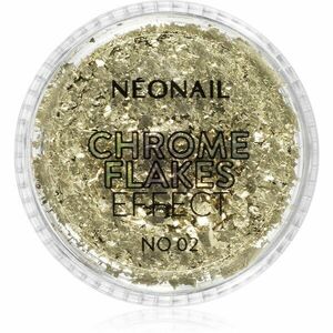 NEONAIL Effect Chrome Flakes trblietavý prášok na nechty odtieň No. 2 0, 5 g vyobraziť