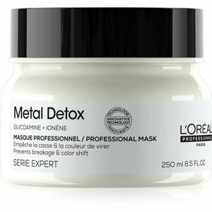 L’Oréal Professionnel Serie Expert Metal Detox hĺbkovo vyživujúca maska pre farbené a poškodené vlasy 250 ml vyobraziť
