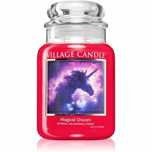 Village Candle Magical Unicorn vonná sviečka (Glass Lid) 602 g vyobraziť