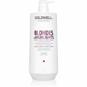 Goldwell Dualsenses Blondes & Highlights šampón pre blond vlasy neutralizujúci žlté tóny 1000 ml vyobraziť