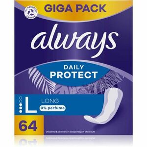 Always Daily Protect Long slipové vložky bez parfumácie 64 ks vyobraziť
