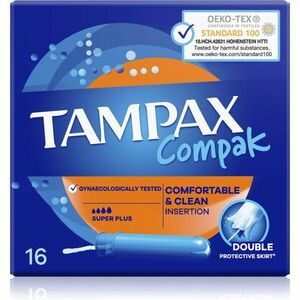 Tampax Compak Super Plus tampóny s aplikátorom 16 ks vyobraziť
