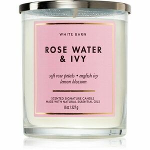 Bath & Body Works Rose Water & Ivy vonná sviečka 227 g vyobraziť