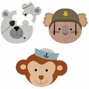 Bo Jungle B-Animal puzzle Monkey/Bear/Koala 3 ks vyobraziť