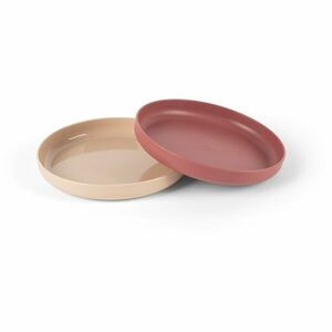 Dantoy Tiny Bio Dinner Plate Set tanier Nude/Red 0m+ 2 ks vyobraziť