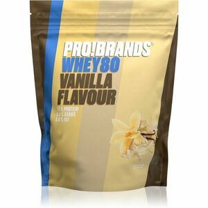 PRO!BRANDS Whey80 Protein srvátkový proteín príchuť Vanilla 500 g vyobraziť
