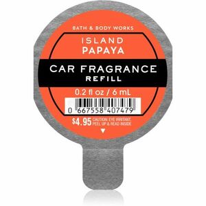 Bath & Body Works Island Papaya vôňa do auta náhradná náplň 6 ml vyobraziť