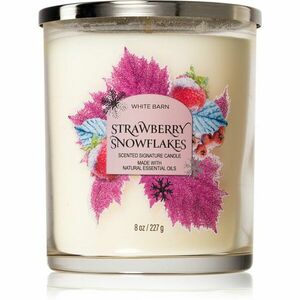 Bath & Body Works Strawberry Snowflakes vonná sviečka 227 g vyobraziť