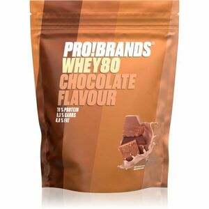 PRO!BRANDS Whey80 Protein srvátkový proteín príchuť Chocolate 500 g vyobraziť
