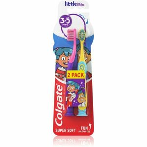 Colgate Little Kids Smiles 3-5 Duopack zubné kefky pre deti 2 ks vyobraziť