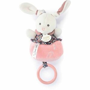 Doudou Gift Set Soft Toy with Music Box plyšová hračka s melódiou Pink Rabbit 1 ks vyobraziť