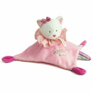 Doudou Gift Set Cuddle Cloth uspávačik Pink Cat 1 ks vyobraziť