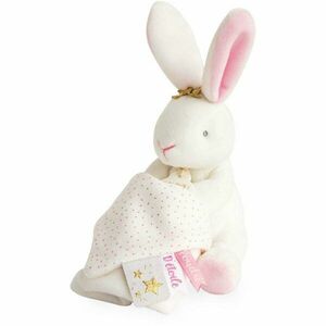 Doudou Gift Set Bunny Rabbit plyšová hračka pre deti od narodenia White Rabbit 1 ks vyobraziť