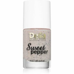 Delia Cosmetics Sweet Pepper Black Particles lak na nechty odtieň 02 Apricot 11 ml vyobraziť