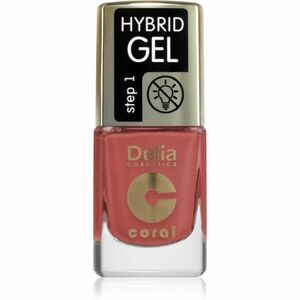 Delia Cosmetics Coral Hybrid Gel gélový lak na nechty bez použitia UV/LED lampy odtieň 122 11 ml vyobraziť