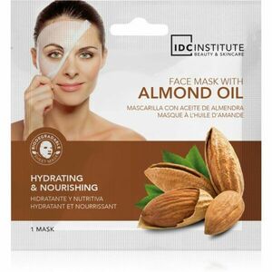 IDC Institute Almond Oil jednorazová plátenková maska na tvár 1 ks vyobraziť