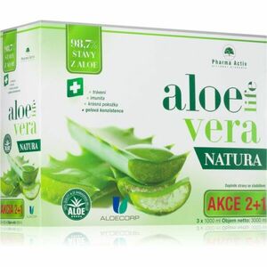 Pharma Activ AloeVeraLife NATURA 3x1000ml + LIPOZOMAL vit.C 15 sáčků šťava (na podporu trávenia) vyobraziť