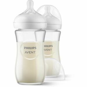 Philips Avent Natural Response Pure Glass dojčenská fľaša 1 m+ 2x240 ml vyobraziť