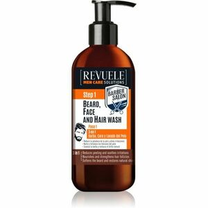 Revuele Men Care Solutions Barber Salon šampón na vlasy a fúzy 3v1 300 ml vyobraziť
