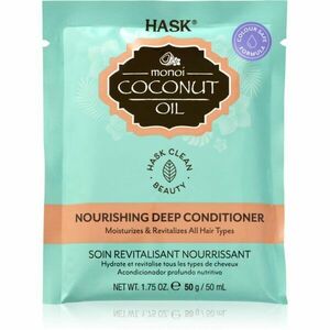 HASK Monoi Coconut Oil revitalizačný kondicionér na lesk a hebkosť vlasov 50 ml vyobraziť