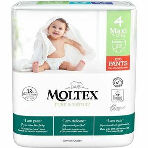 Moltex Pure & Nature Maxi Size 4 jednorazové plienkové nohavičky 7-12 kg 22 ks vyobraziť