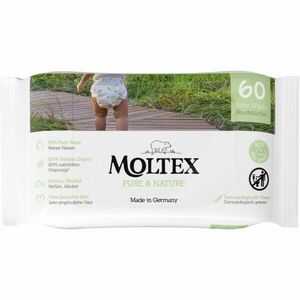 Moltex Pure & Nature Baby Wipes vlhčené obrúsky pre deti 60 ks vyobraziť