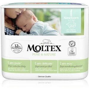 Moltex Pure & Nature Newborn Size 1 jednorazové EKO plienky 2 - 5 kg 22 ks vyobraziť
