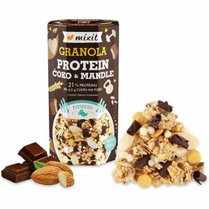 MIXIT Proteínová granola z pece Čoko & mandle granola s proteínom 450 g vyobraziť