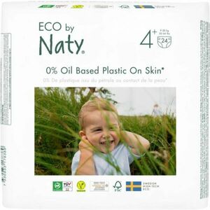 ECO by Naty Nappies Maxi+ Size 4+ jednorazové EKO plienky 9-20 kg 24 ks vyobraziť