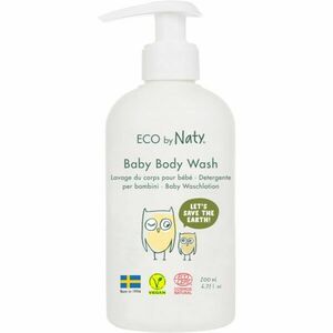 ECO by Naty Baby Body Wash čistiaci a umývací gél pre deti a bábätká 200 ml vyobraziť