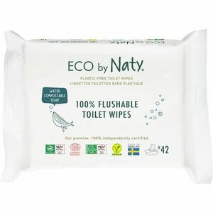 ECO by Naty Plastic-free Toilet Wipes vlhčené obrúsky pre deti 42 ks vyobraziť