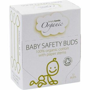 Simply Gentle Organic Baby Safety Buds vatové tyčinky pre bábätká a deti 72 ks vyobraziť