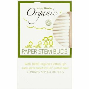 Simply Gentle Organic Paper Stem Buds vatové tyčinky 200 ks vyobraziť