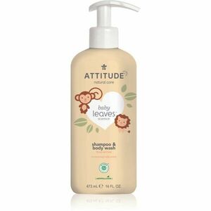Attitude Baby Leaves Pear Nectar sprchový gél a šampón 2 v 1 pre deti 473 ml vyobraziť
