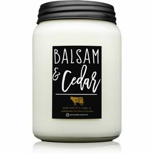 Milkhouse Candle Co. Farmhouse Balsam & Cedar vonná sviečka Mason Jar 737 g vyobraziť