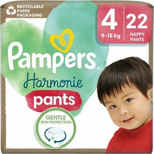 Pampers Harmonie Pants Size 4 plienkové nohavičky 9-15 kg 22 ks vyobraziť