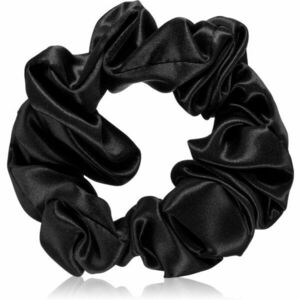 Crystallove Silk Scrunchie hodvábna gumička do vlasov Black 1 ks vyobraziť