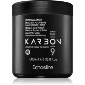 Echosline CHARCOAL Mask maska na vlasy s aktívnym uhlím 1000 ml vyobraziť