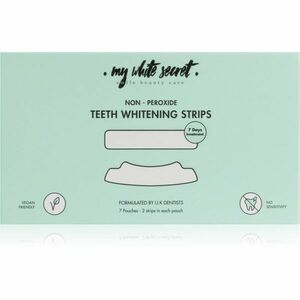 My White Secret Non - Peroxide Teeth Whitenings Strips bieliace pásiky na zuby 7 ks vyobraziť