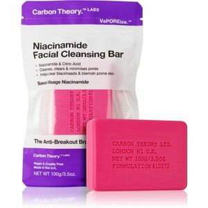 Carbon Theory Facial Cleansing Bar Niacinamide čistiace mydlo na tvár Pink 100 g vyobraziť